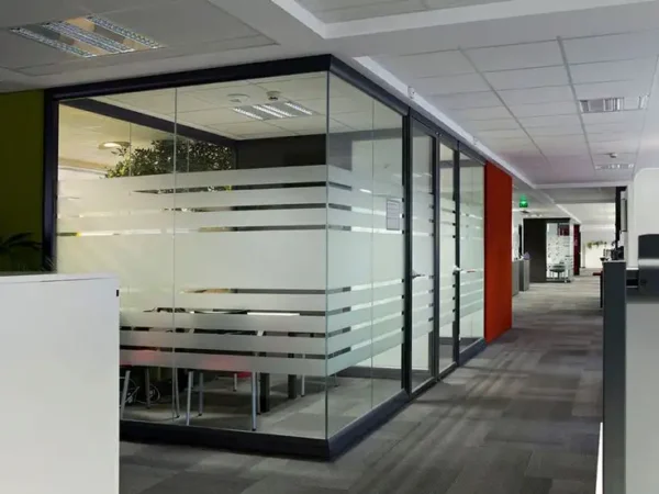 Designer Glass Partition